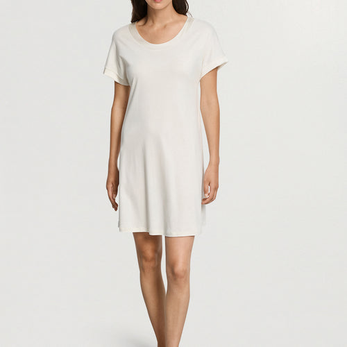 Anilla S/Slv Nightdress 90cm | Misty White 74812-2123