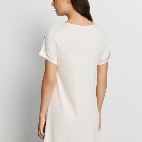Anilla S/Slv Nightdress 90cm | Misty White 74812-2123