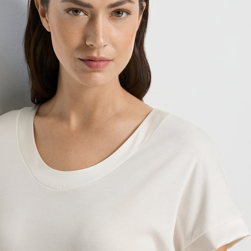 Anilla S/Slv Nightdress 90cm | Misty White 74812-2123