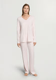 Cotton Silk V-Neck Cotton Pajama Set | Honeydew 74816-1347