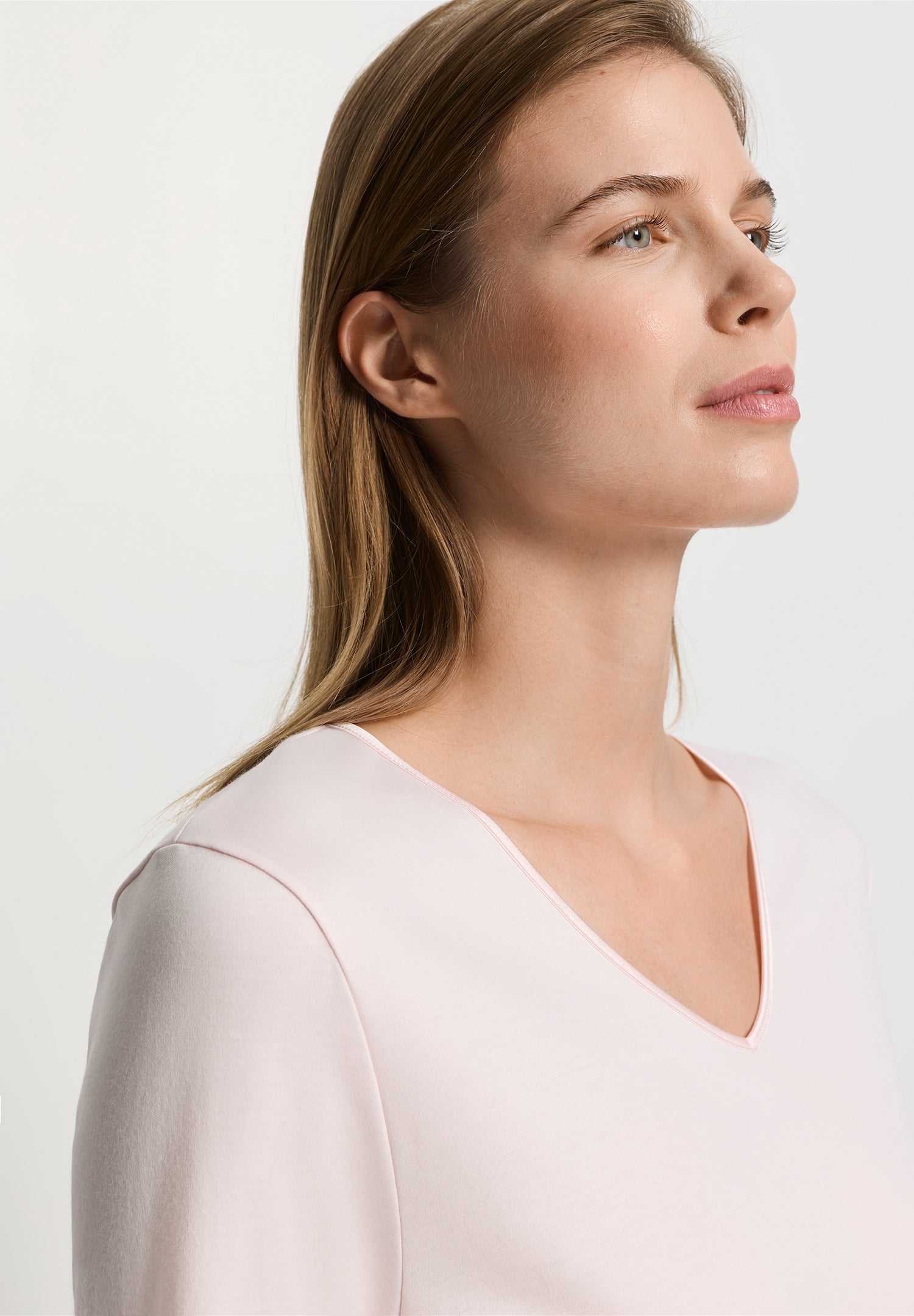 Cotton Silk V-Neck Cotton Pajama Set | Honeydew 74816-1347