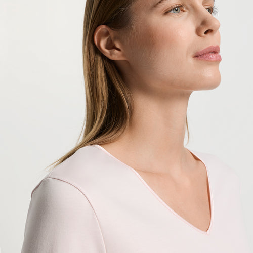 Cotton Silk V-Neck Cotton Pajama Set | Honeydew 74816-1347