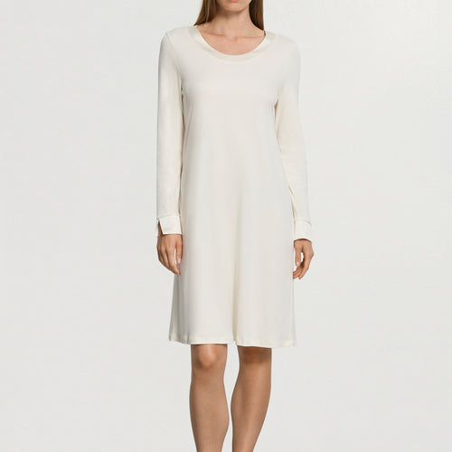 Anilla L/Slv Nightdress 100cm | Misty White 74822-2123