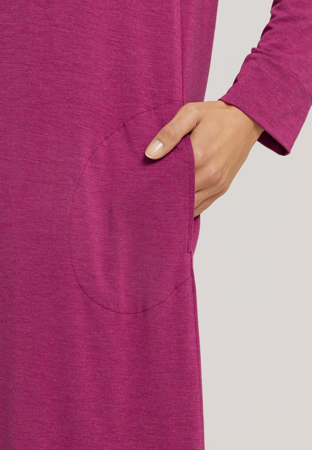 Natural Elegance Soft Jersey Nightgown | Tourmaline Melange 74831-3056