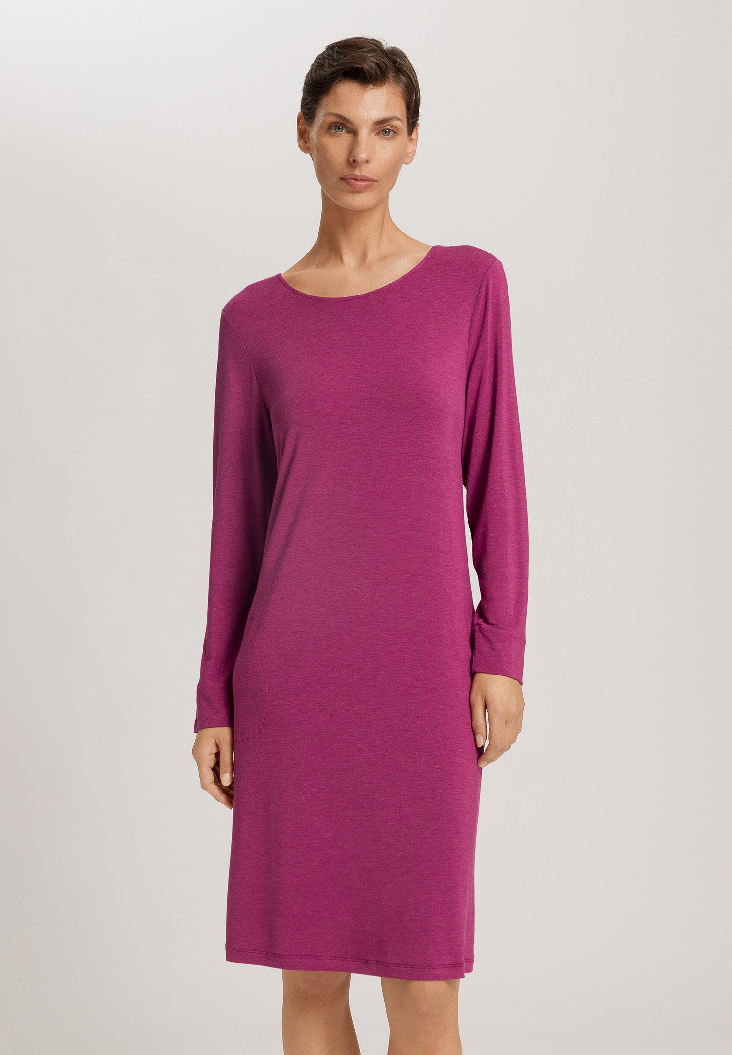 Natural Elegance Soft Jersey Nightgown | Tourmaline Melange 74831-3056