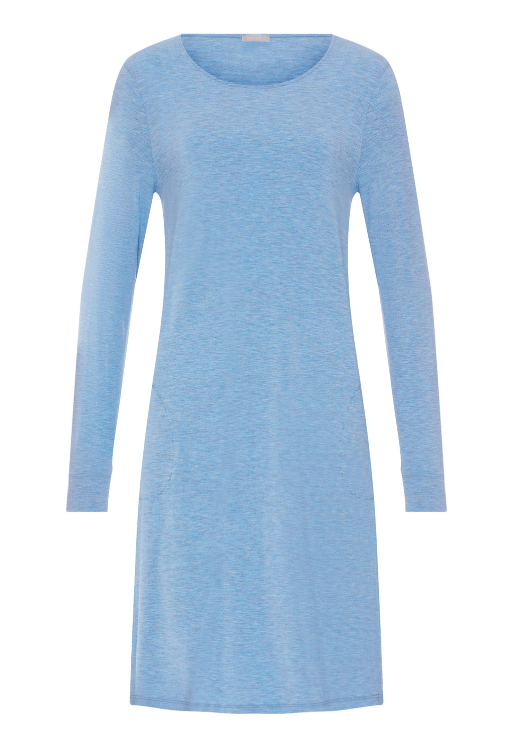 Natural Elegance Soft Jersey Nightgown | Bluebird Melange 74831-3160