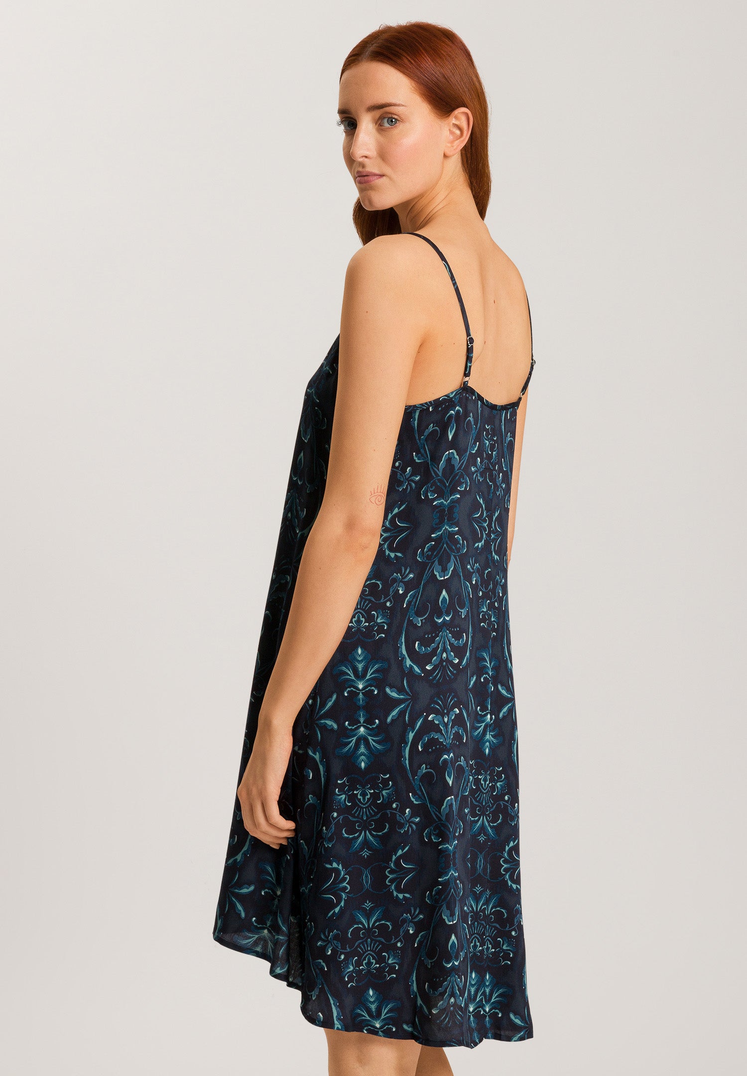 74836 Marlene Spaghetti Gown 95cm - 2163 Glowing Damask