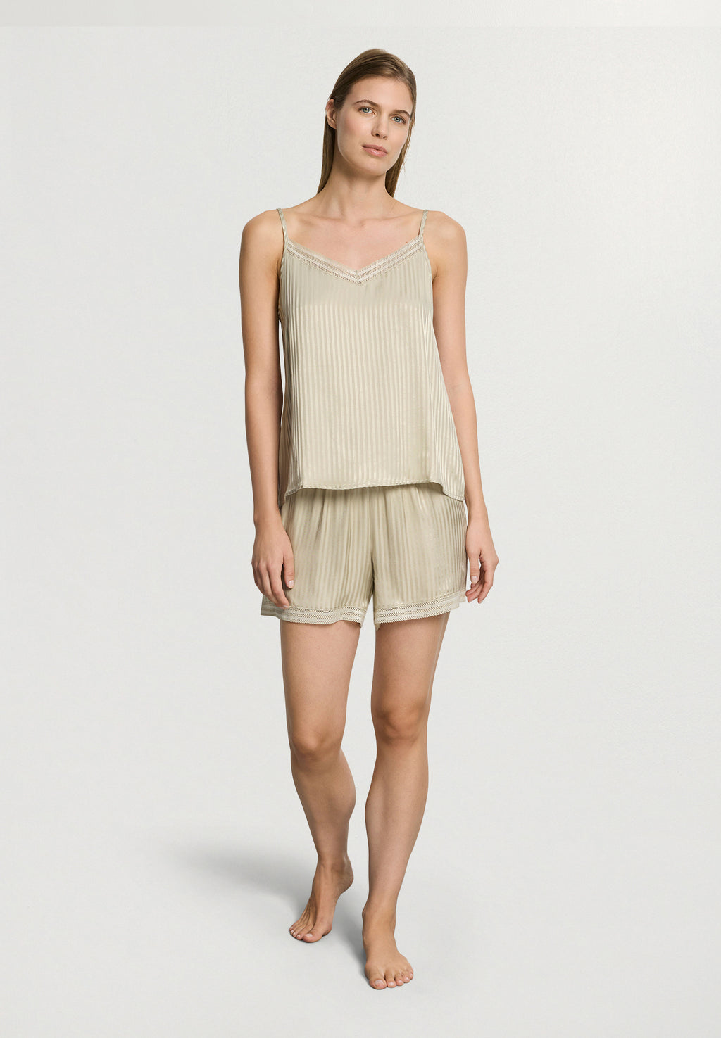 Sleep And Lounge Spaghetti Top | Olive Stem 74840-2661