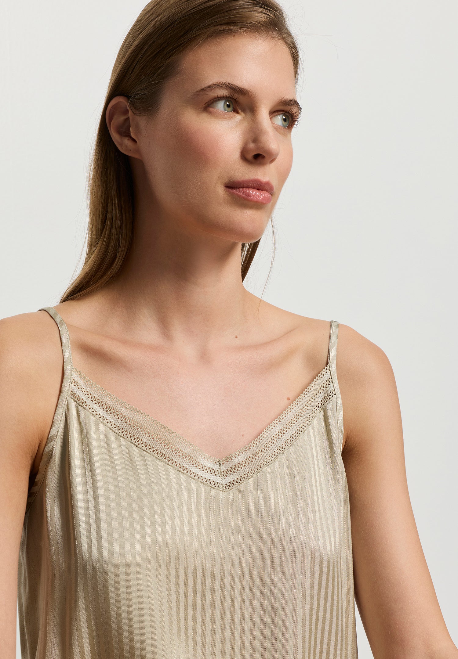 Sleep And Lounge Spaghetti Top | Olive Stem 74840-2661