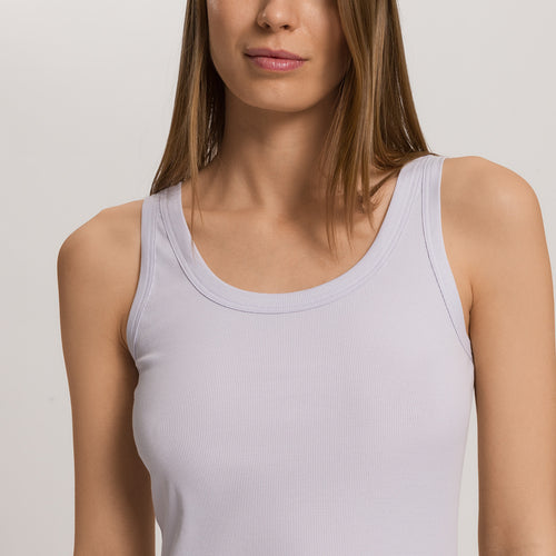 Sleep And Lounge Ribbed Cotton Tank Top | Pink Lavender 74841-2463