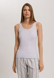 Sleep And Lounge Ribbed Cotton Tank Top | Pink Lavender 74841-2463