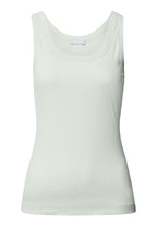 Sleep And Lounge Ribbed Cotton Tank Top | Green Beryl 74841-2707