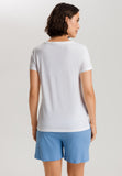 Sleep And Lounge Relaxed V-Neck Top | White 74842-101