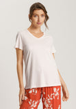 74842 Sleep And Lounge Short Sleeve Shirt - 1393 Rose Cream