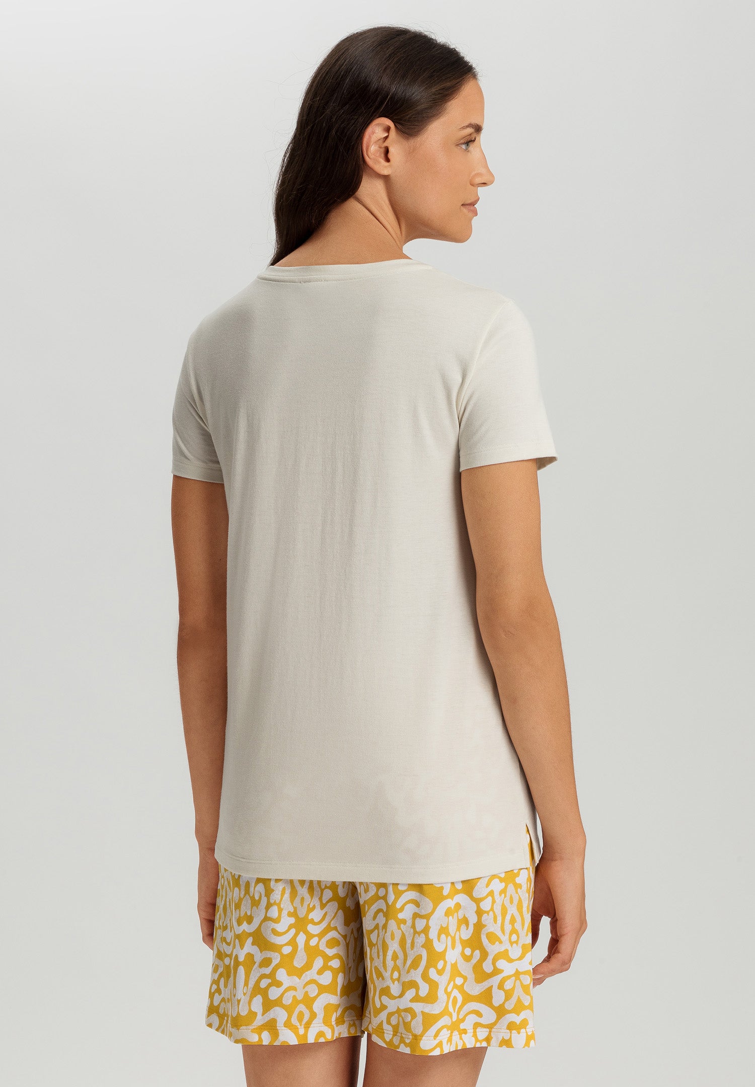 Sleep And Lounge Relaxed V-Neck Top | Quartz 74842-2121