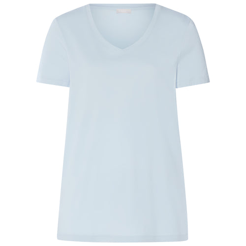 Sleep And Lounge Relaxed V-Neck T-Shirt | Watery Blue 74842-2244