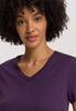 Sleep And Lounge Relaxed V-Neck T-Shirt | Amethyst 74842-2431