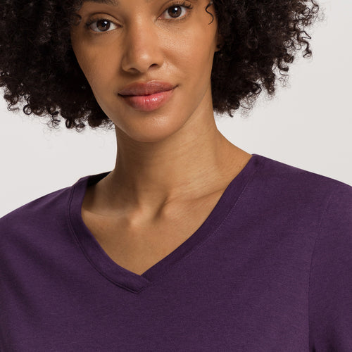 Sleep And Lounge Relaxed V-Neck T-Shirt | Amethyst 74842-2431