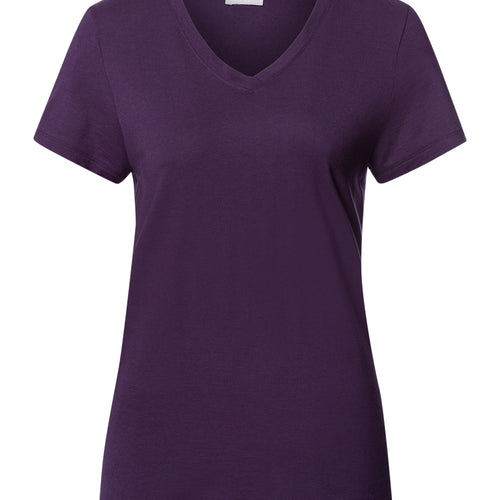 Sleep And Lounge Relaxed V-Neck T-Shirt | Amethyst 74842-2431