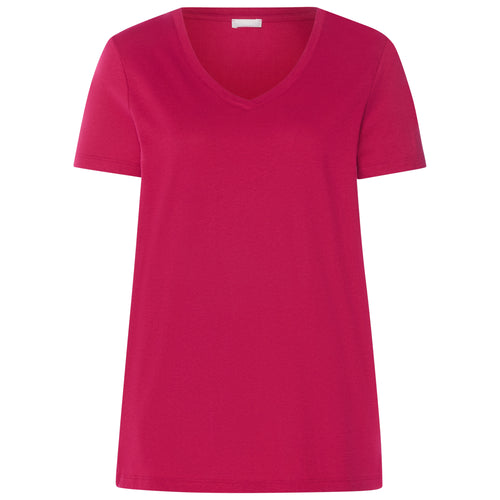 Sleep And Lounge Relaxed V-Neck T-Shirt | Light Sangria 74842-2465
