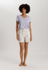 Sleep And Lounge Relaxed V-Neck Top | Purple Heather 74842-2474