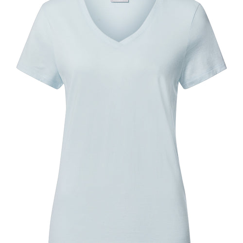 Sleep And Lounge Relaxed V-Neck Top | Delicate Blue 74842-2535