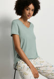 Sleep And Lounge Relaxed V-Neck T-Shirt | Dark Seafoam 74842-2733