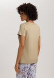 Sleep And Lounge Relaxed V-Neck Top | Lemon Pepper 74842-2810