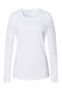 Sleep And Lounge Relaxed Round Neck Top | White 74844-101