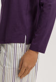 Sleep And Lounge Relaxed Round Neck Top | Amethyst 74844-2431