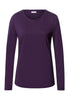 Sleep And Lounge Relaxed Round Neck Top | Amethyst 74844-2431