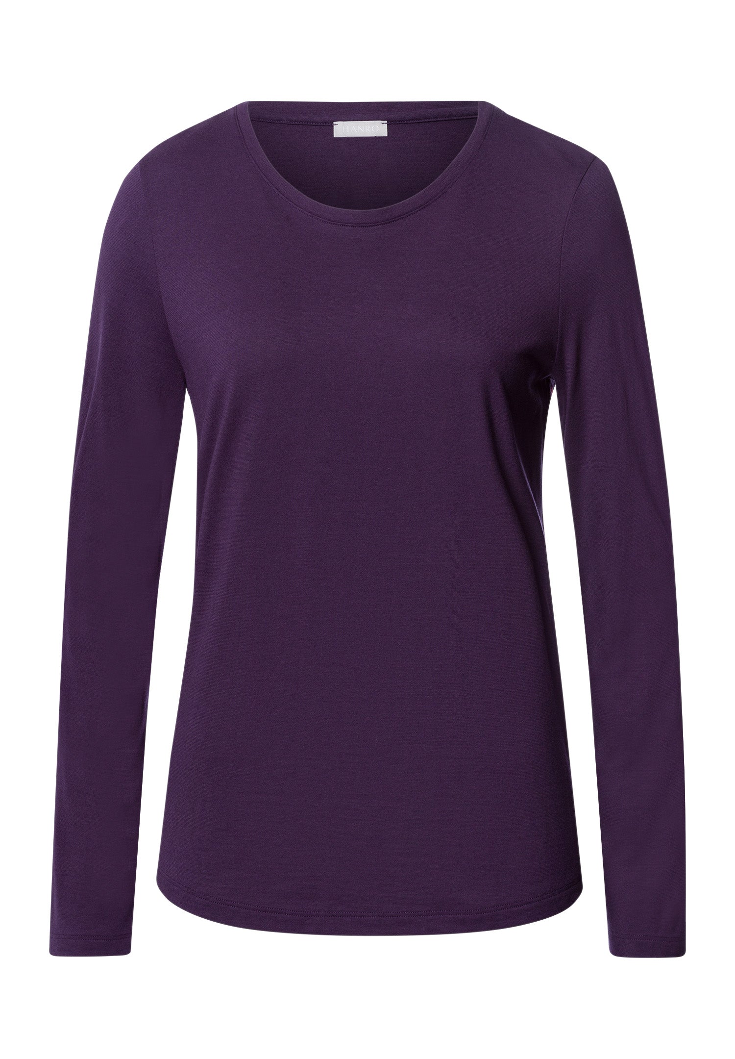 Sleep And Lounge Relaxed Round Neck Top | Amethyst 74844-2431