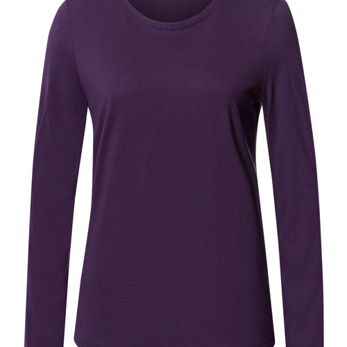 Sleep And Lounge Relaxed Round Neck Top | Amethyst 74844-2431