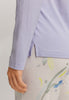 Sleep And Lounge Relaxed Round Neck Top | Purple Heather 74844-2474