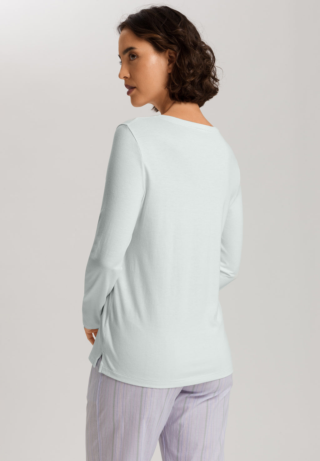 Sleep And Lounge Relaxed Round Neck Top | Vapor 74844-2534