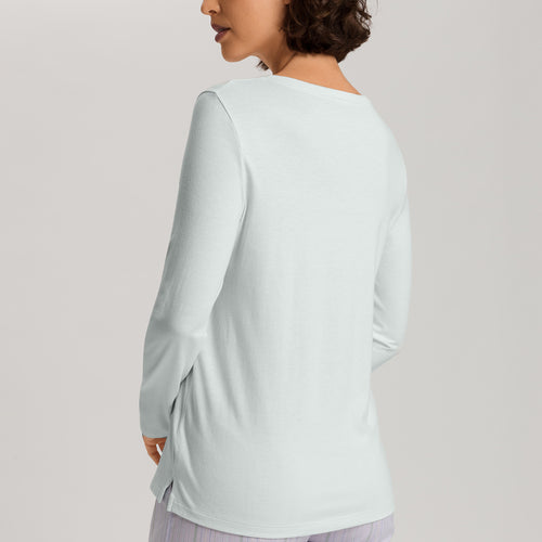 Sleep And Lounge Relaxed Round Neck Top | Vapor 74844-2534