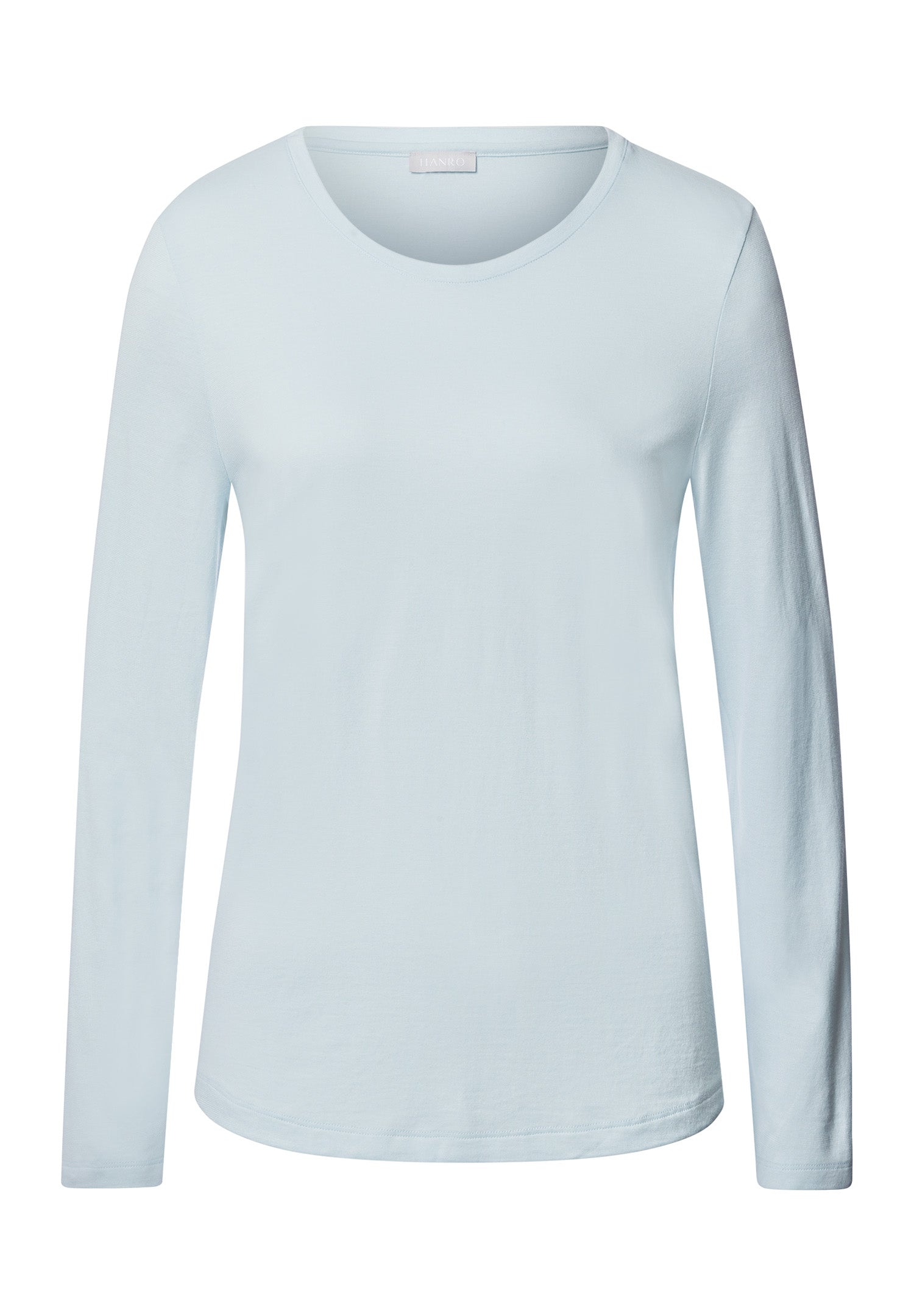 Sleep And Lounge Relaxed Round Neck Top | Delicate Blue 74844-2535 – HANRO