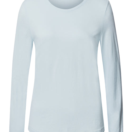 Sleep And Lounge Relaxed Round Neck Top | Delicate Blue 74844-2535