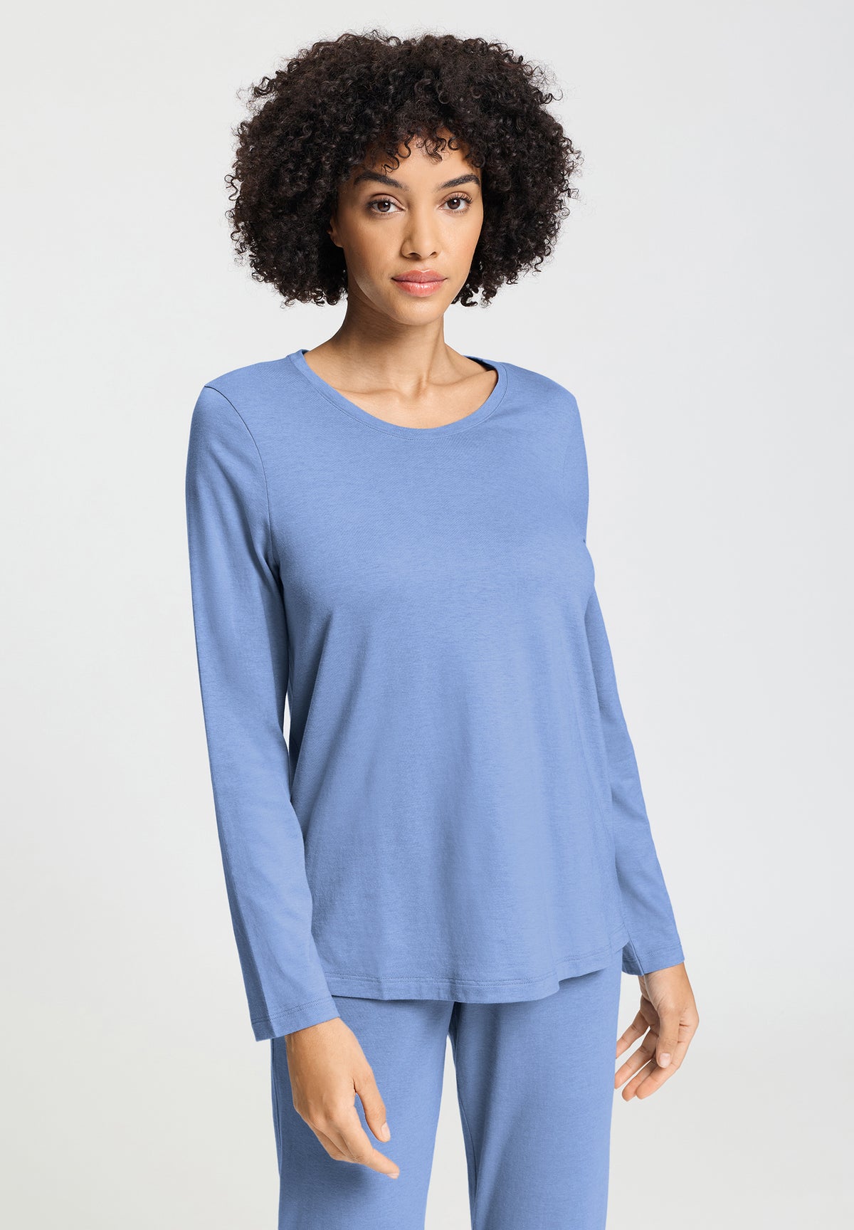 Sleep And Lounge Relaxed Round Neck Top | Bluebird 74844-2599
