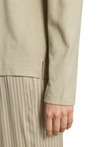 Sleep And Lounge Relaxed Round Neck Top | Olive Stem 74844-2661