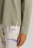 Sleep And Lounge Relaxed Round Neck Top | Crystal Green 74844-2732
