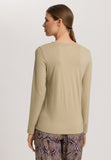 Sleep And Lounge Relaxed Round Neck Top | Lemon Pepper 74844-2810