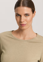 Sleep And Lounge Relaxed Round Neck Top | Lemon Pepper 74844-2810