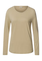 Sleep And Lounge Relaxed Round Neck Top | Lemon Pepper 74844-2810