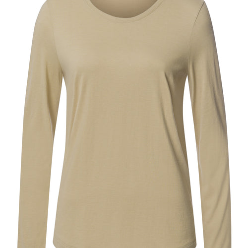 Sleep And Lounge Relaxed Round Neck Top | Lemon Pepper 74844-2810