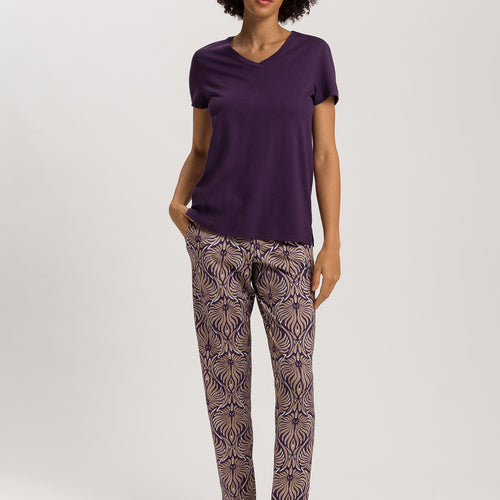 Sleep And Lounge Pants | Amethyst Damask 74845-3049