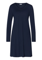 Sleep And Lounge TENCEL™ and Cotton Nightgown | Deep Navy 74847-1610