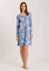 74847 Sleep And Lounge Long Sleeve Nightgown 95cm - 2158 Pearly Flowers