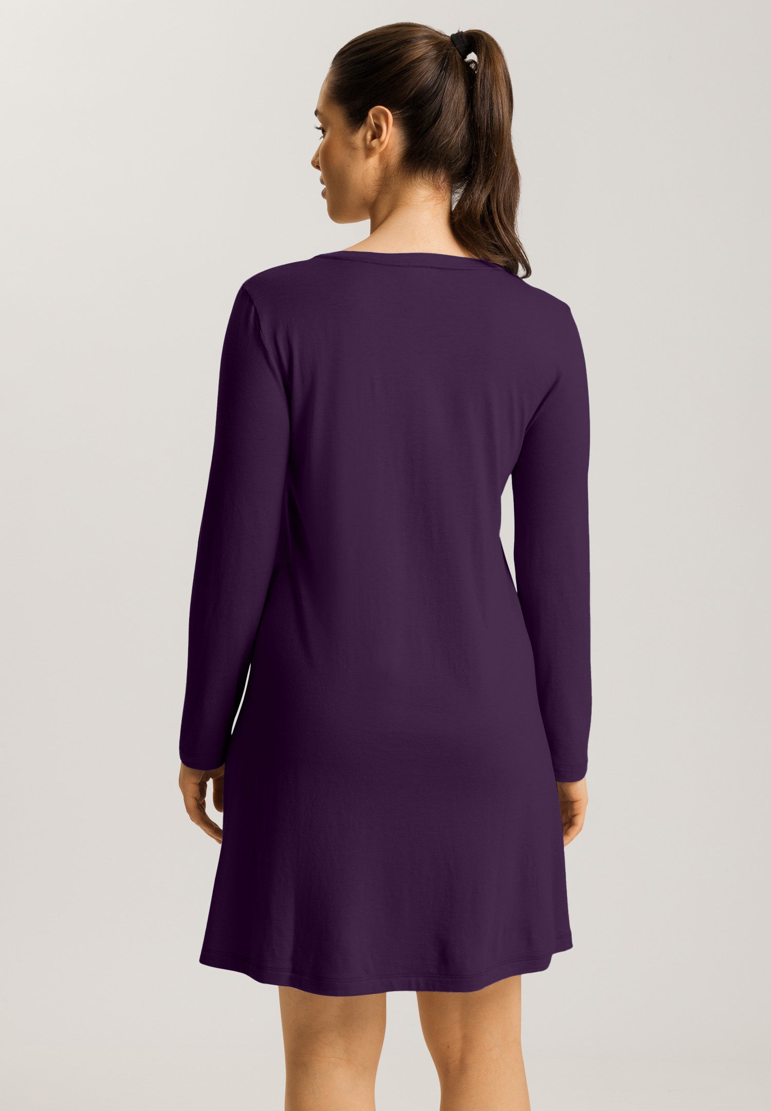 Sleep And Lounge Long Sleeve Nightgown 95cm | Amethyst 74847-2431