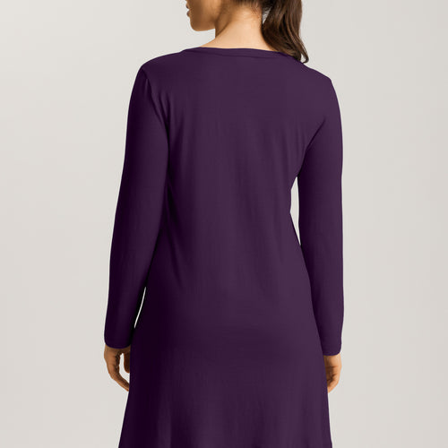 Sleep And Lounge Long Sleeve Nightgown 95cm | Amethyst 74847-2431